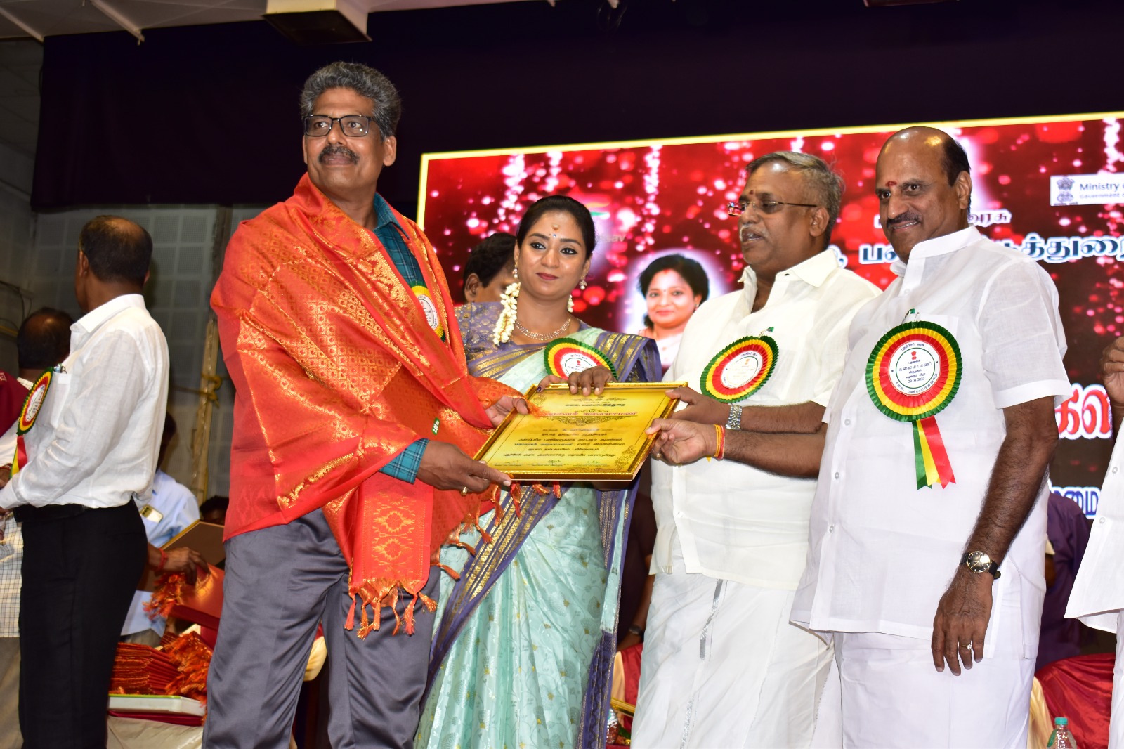 Dr. K. R. Raja Ravi Varma, Assistant Professor, Department of Performing Arts, has been honored