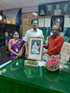 With the Director, Kanchi Mamuniver PG Centre, Pondicherry