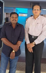 With Poet YUGA BHARATHI, Tamil poet and lyricist.