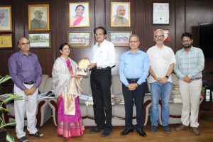 At the Farewell meeting of Prof.Nalini J.Thambi, Professor of French.