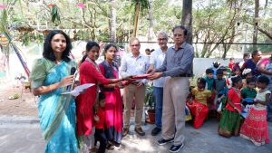 Prize distribution at Day Care Centre