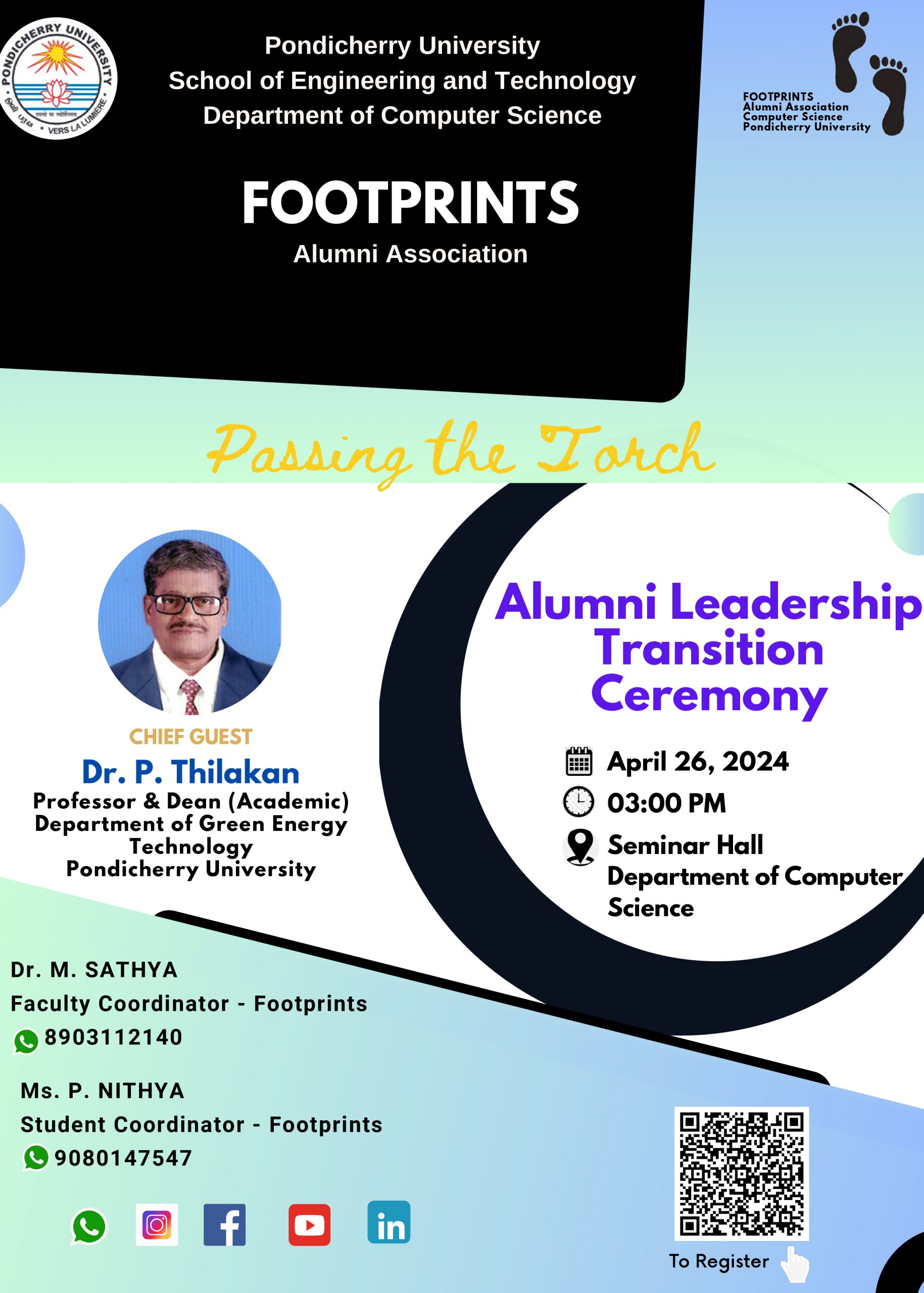 Alumni Leadership Transition Ceremony – Department of Computer Science ...